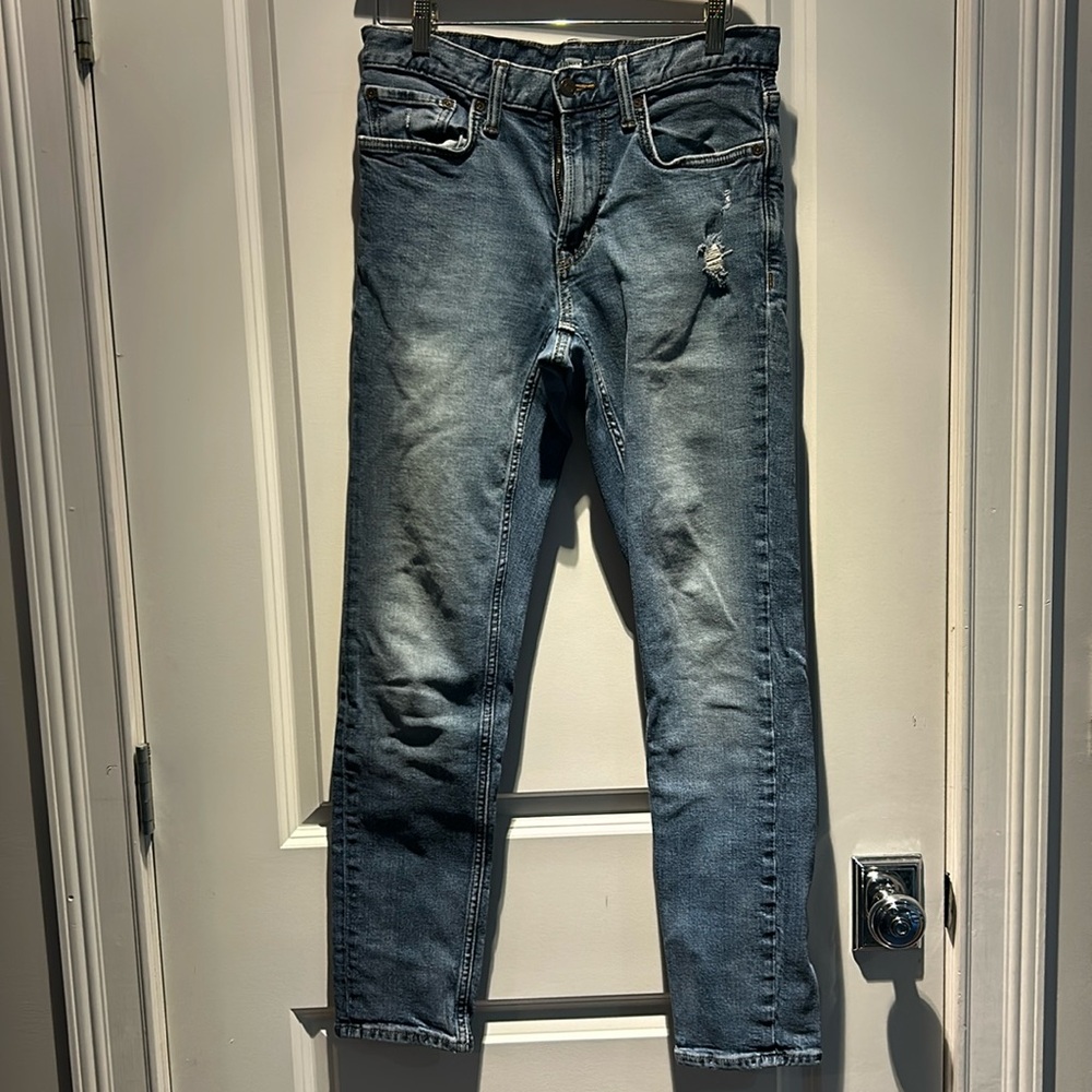 Old Navy Vintage Slim Taper Ripped Jeans